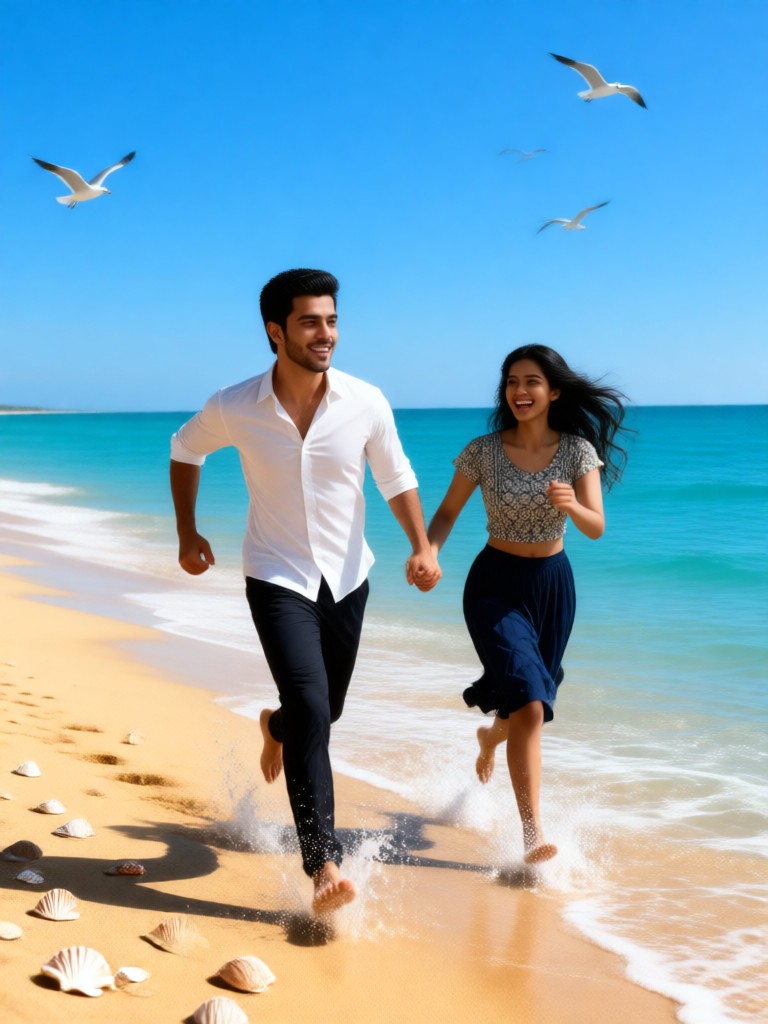 Run!By the sea! image