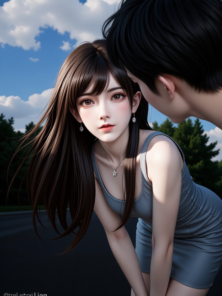 Romantic Backlit Duo image