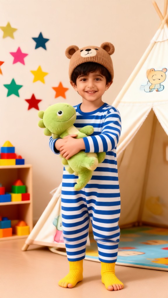 Cartoon children's room cute and fun male treasure image