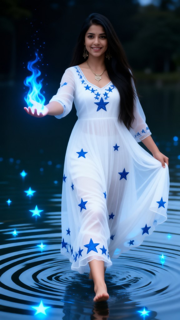 Magic blue sea image