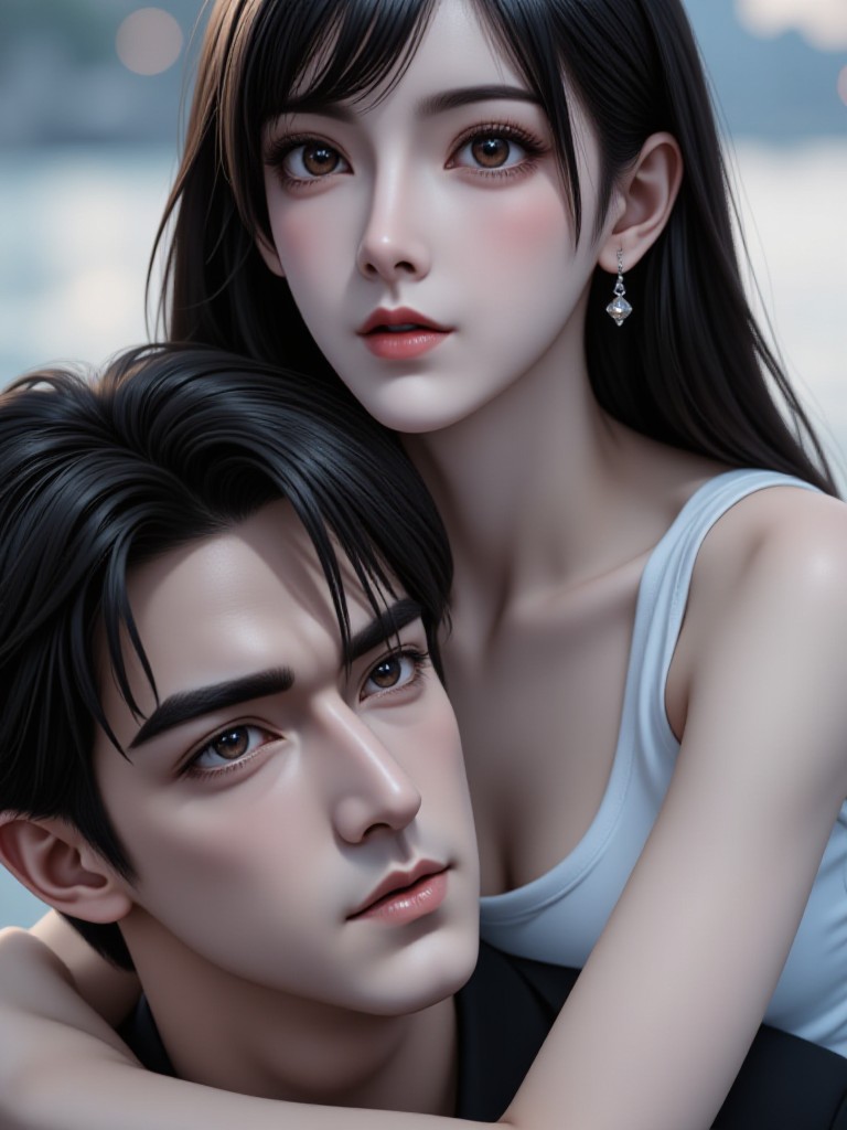 AI Multi Dynamic Emotional Animation - Lover's Talk: Capturing Heartbeat Moments image