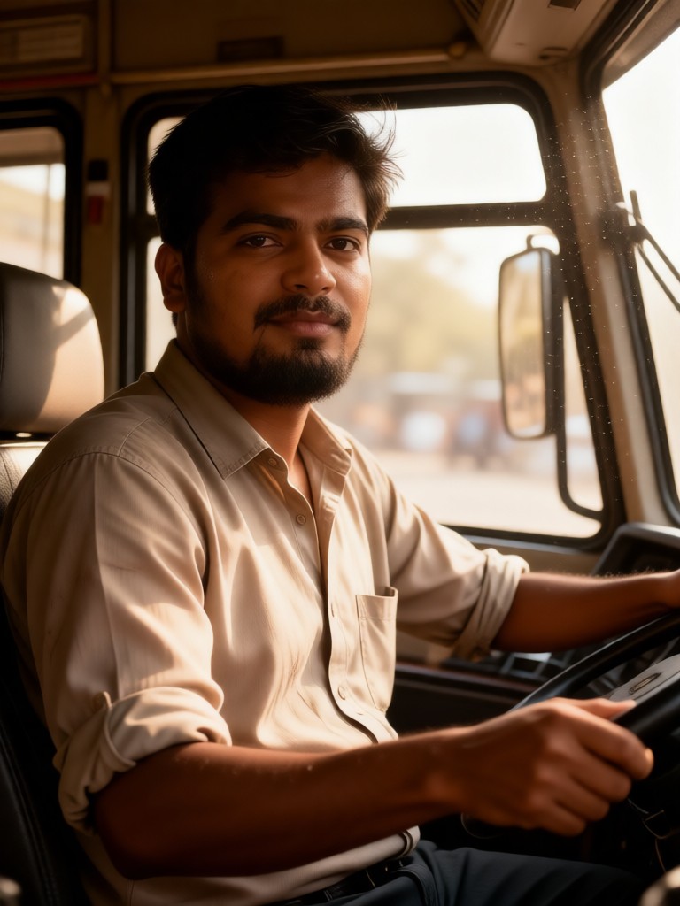 Bus driver image
