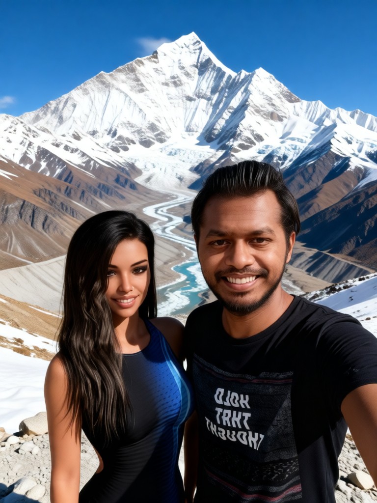 Love in snow  image