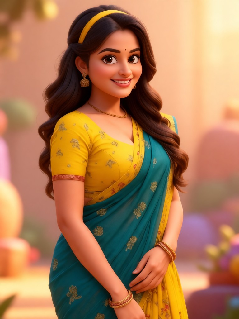 Pixar style image