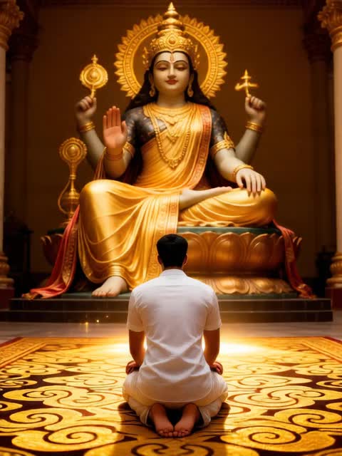 Lakshmi bless you and grant you wealth image