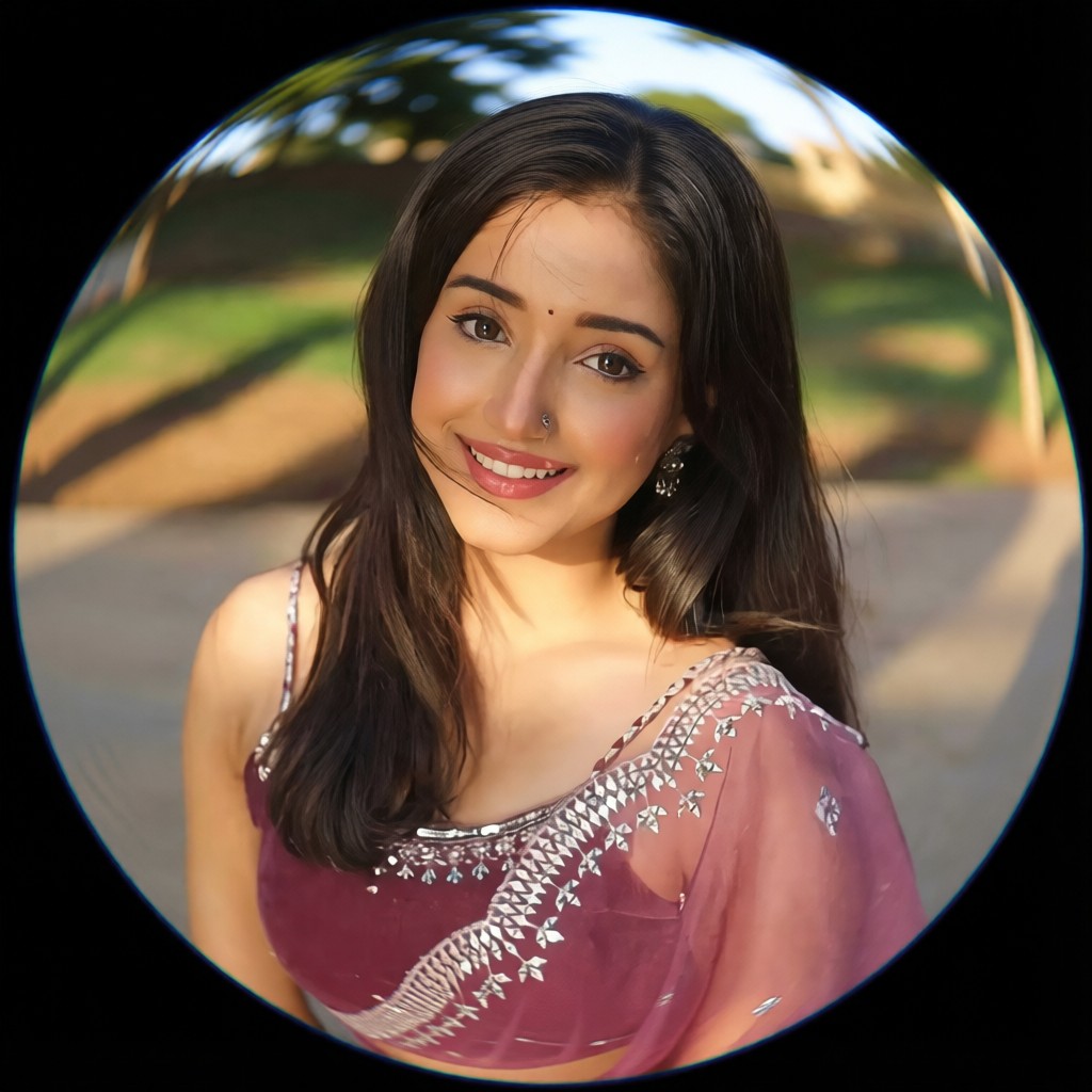 A fisheye lens image