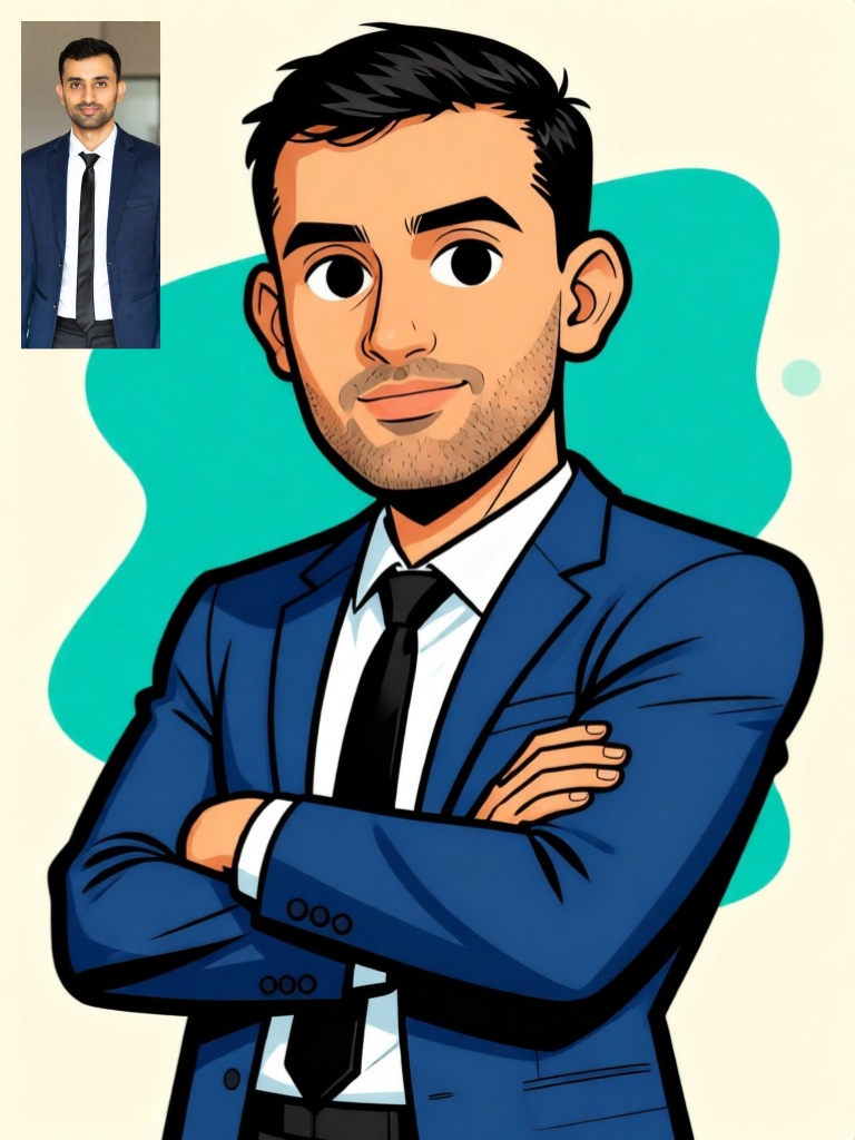 My handsome cartoon image image