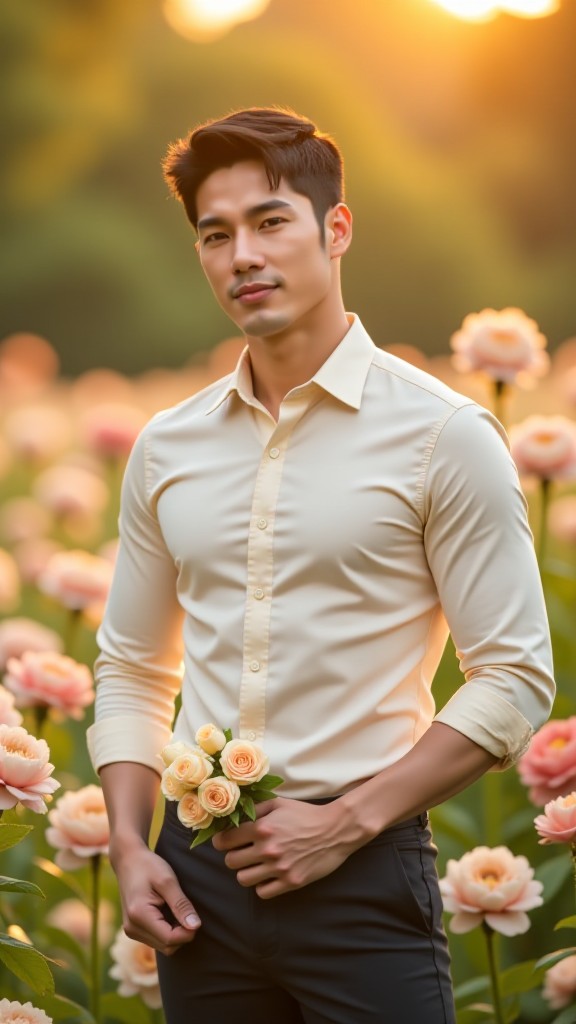 Warm Romance at Golden Hour image