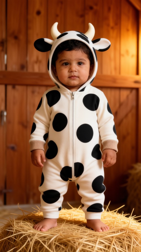 Barn Cow Set Healing Cute Boy image