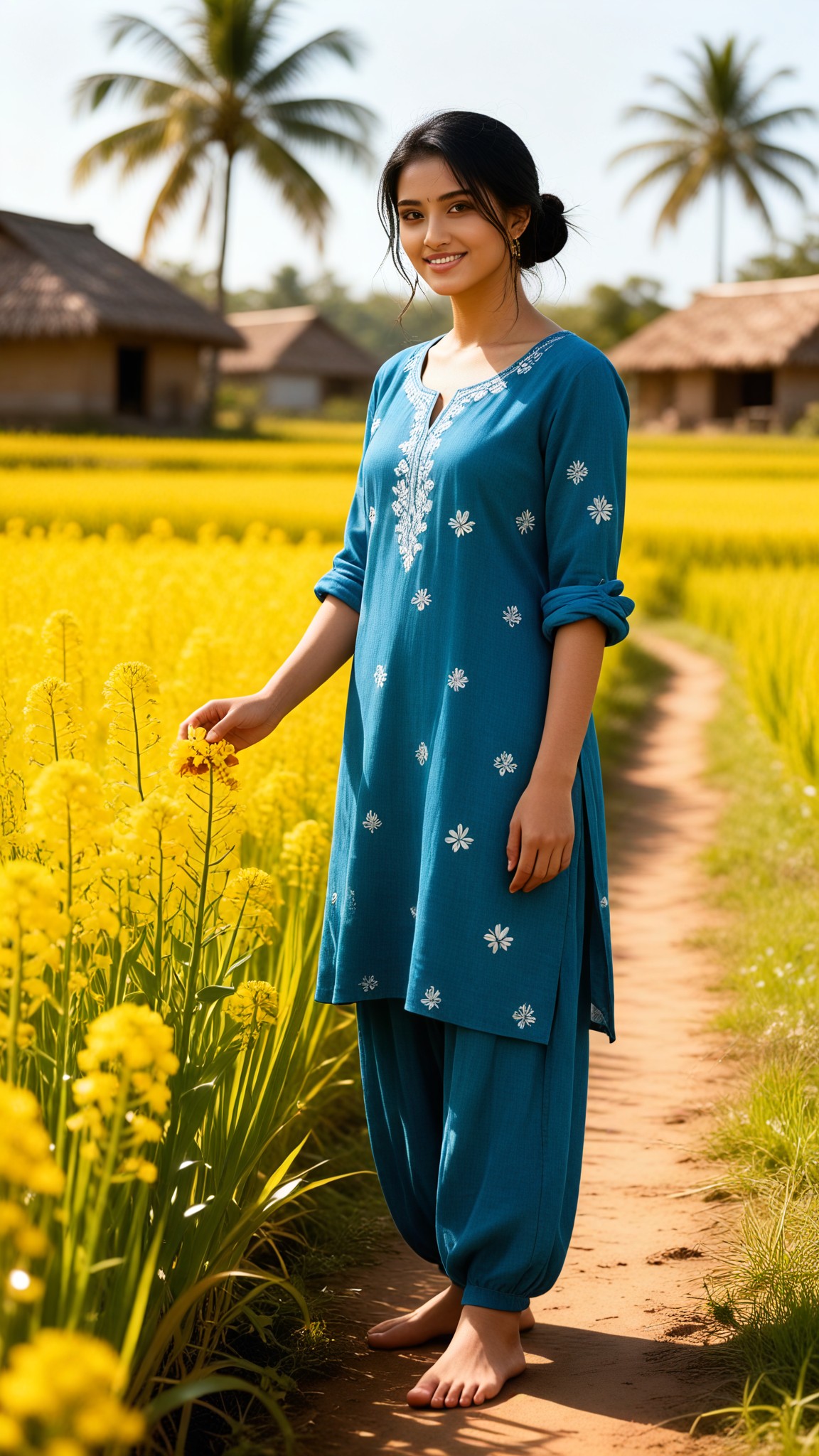 Down-to-earth life in rural India image