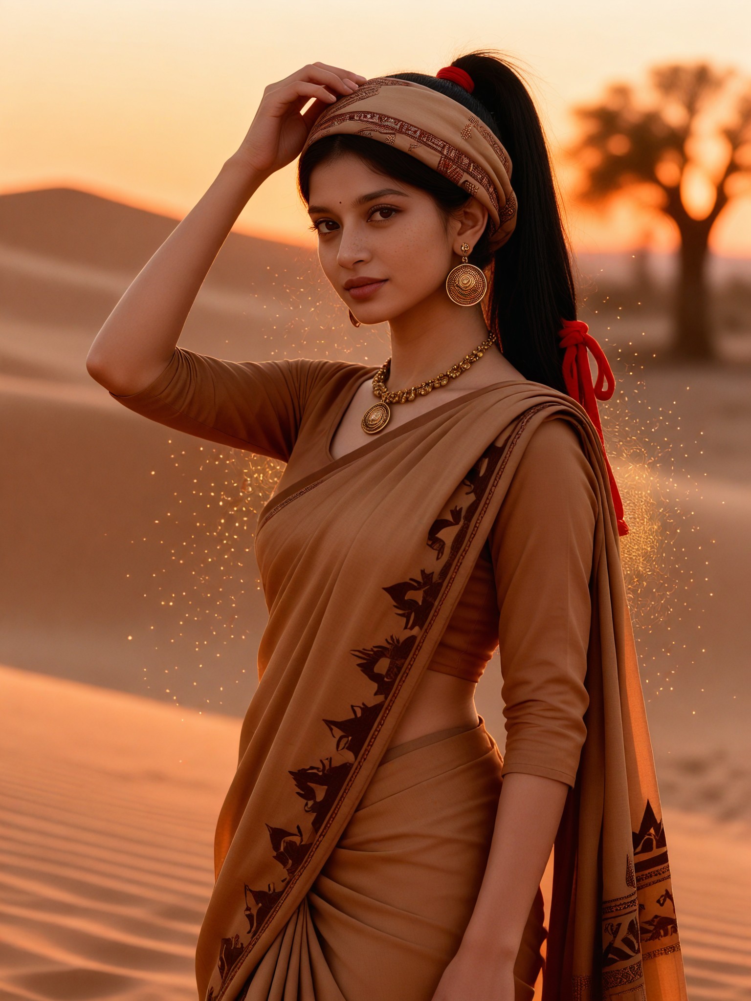 Thar Desert Wind Saree Photos image
