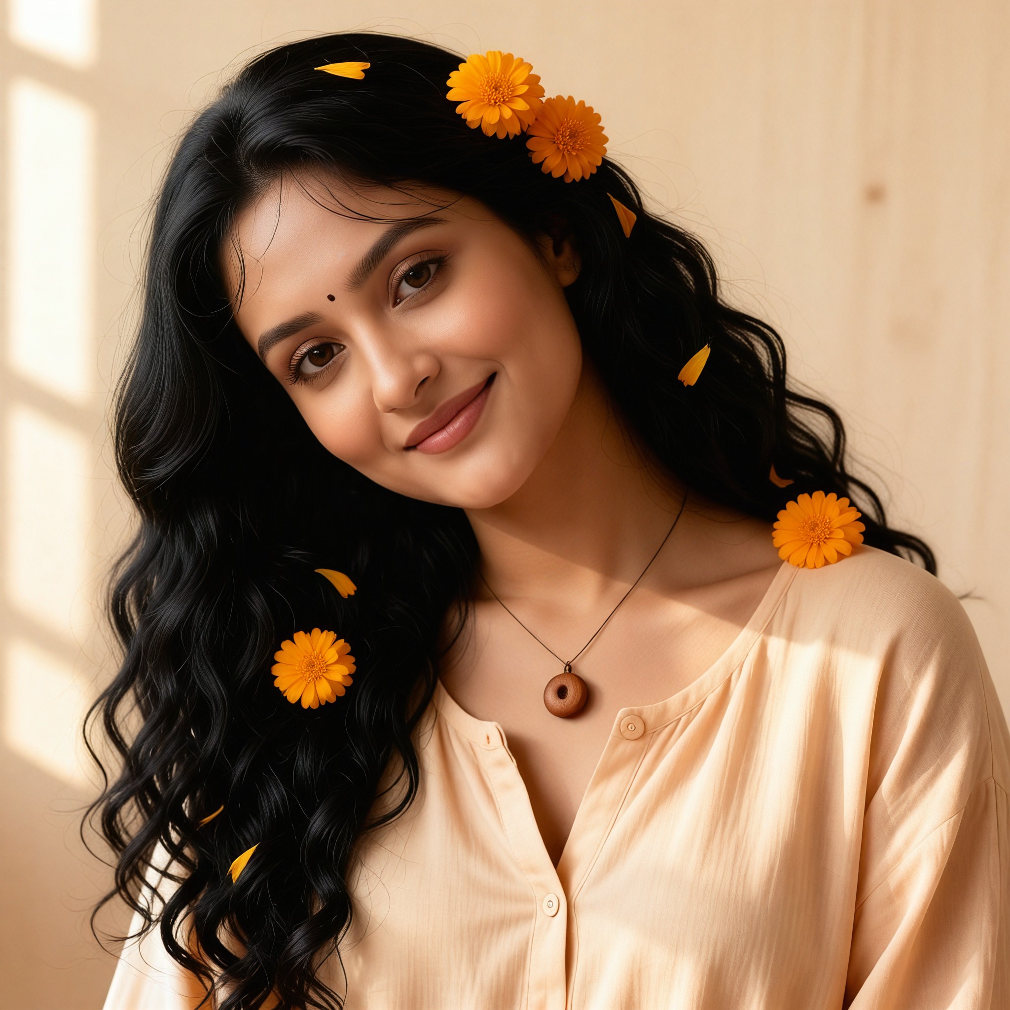 Ins avatar - Marigold hair lazy style image