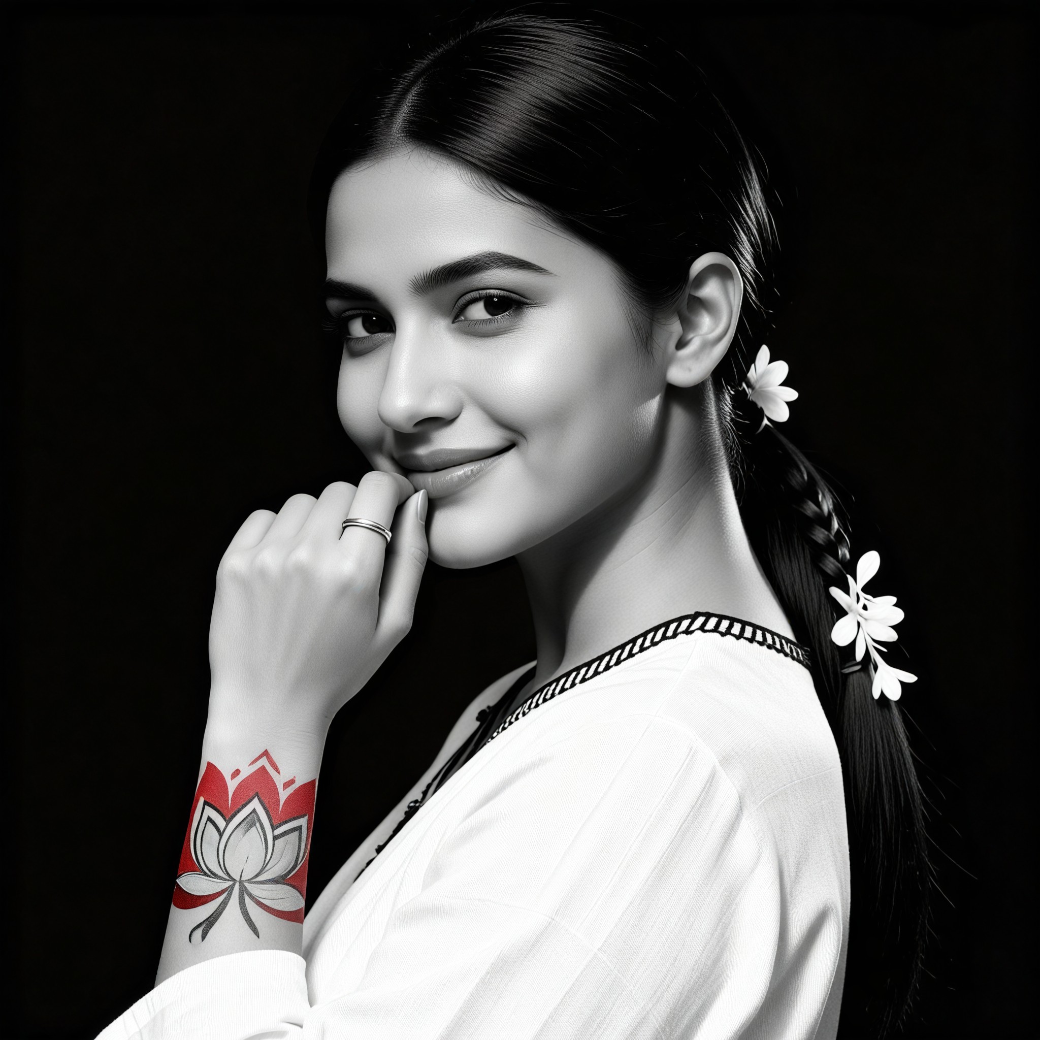 Ins profile picture - black and white Mannheidi profile image