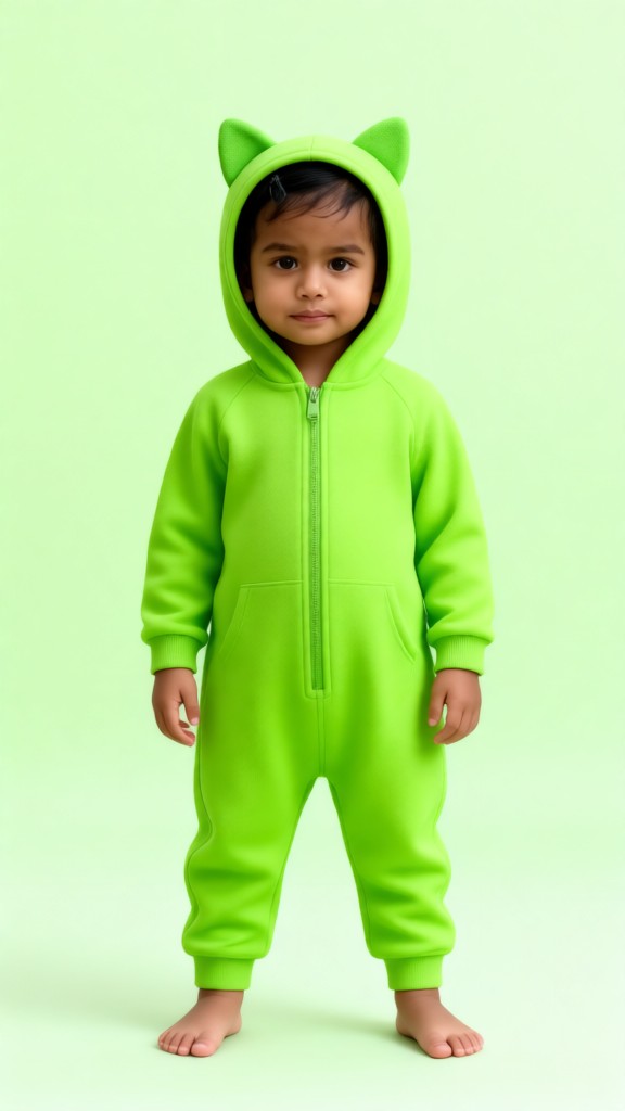 Move your feet and touch your head to cover the cute boy. image