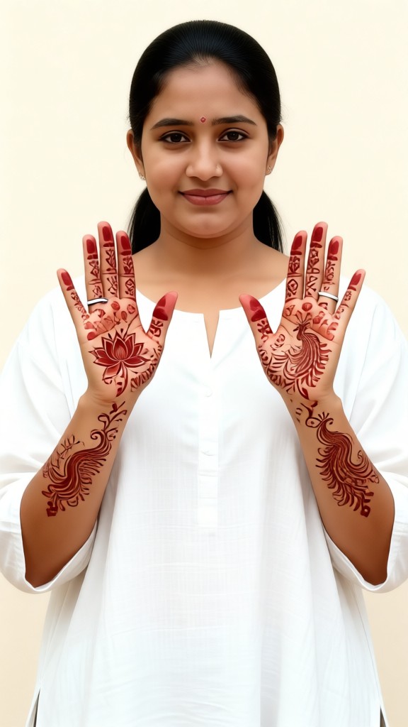 Gentle girl with stretch marks image