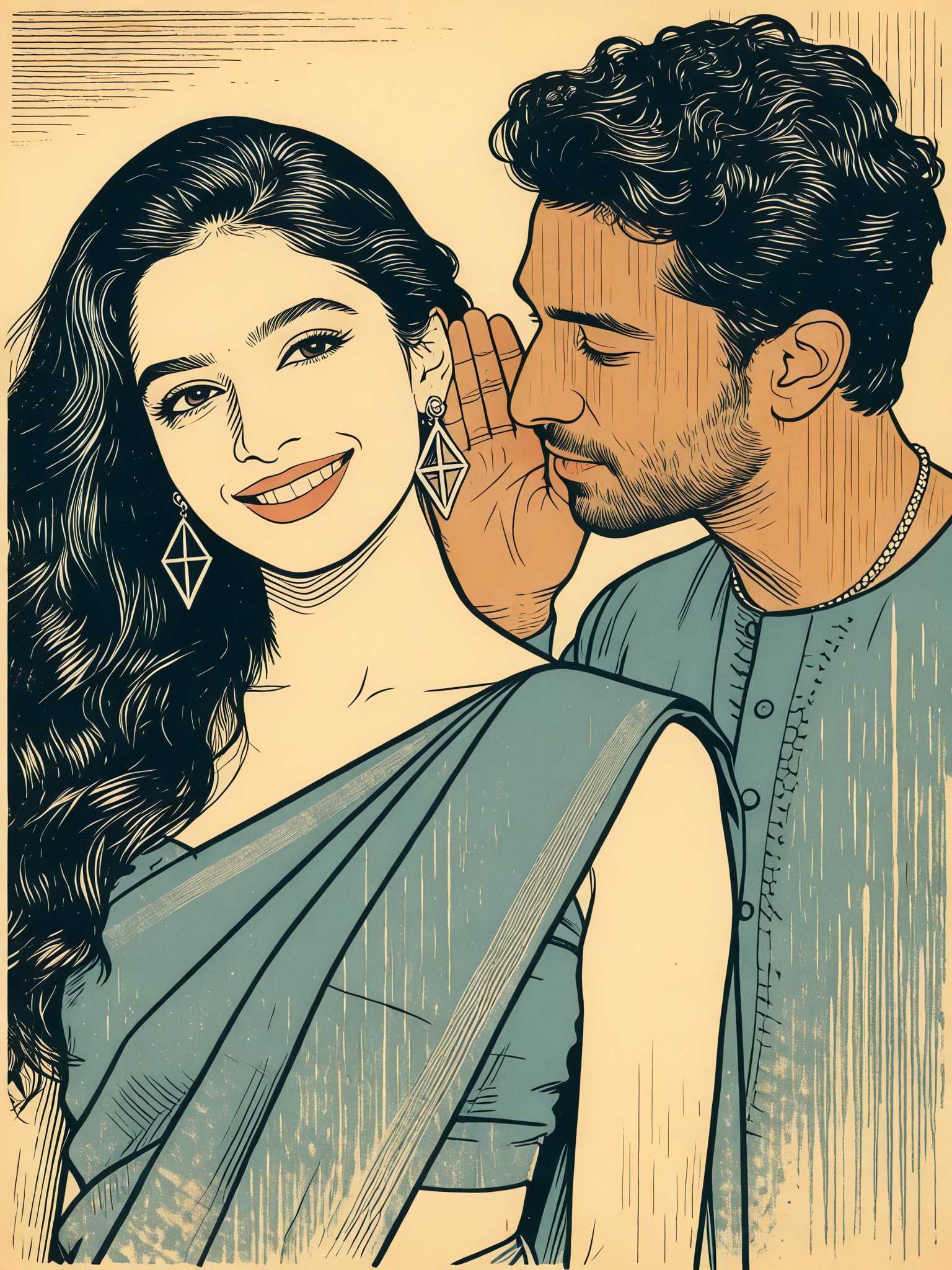 Ukiyo-e Print Style 1:1 Style Transfer image