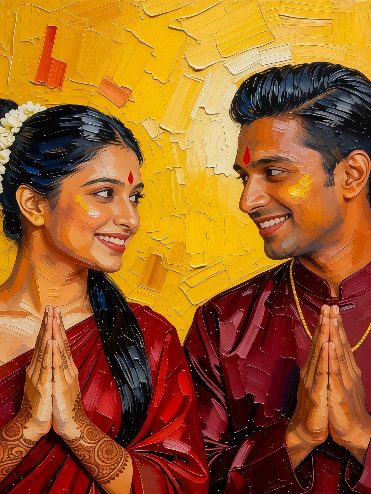 Acrylic Impasto Style 1:1 Style Transfer image