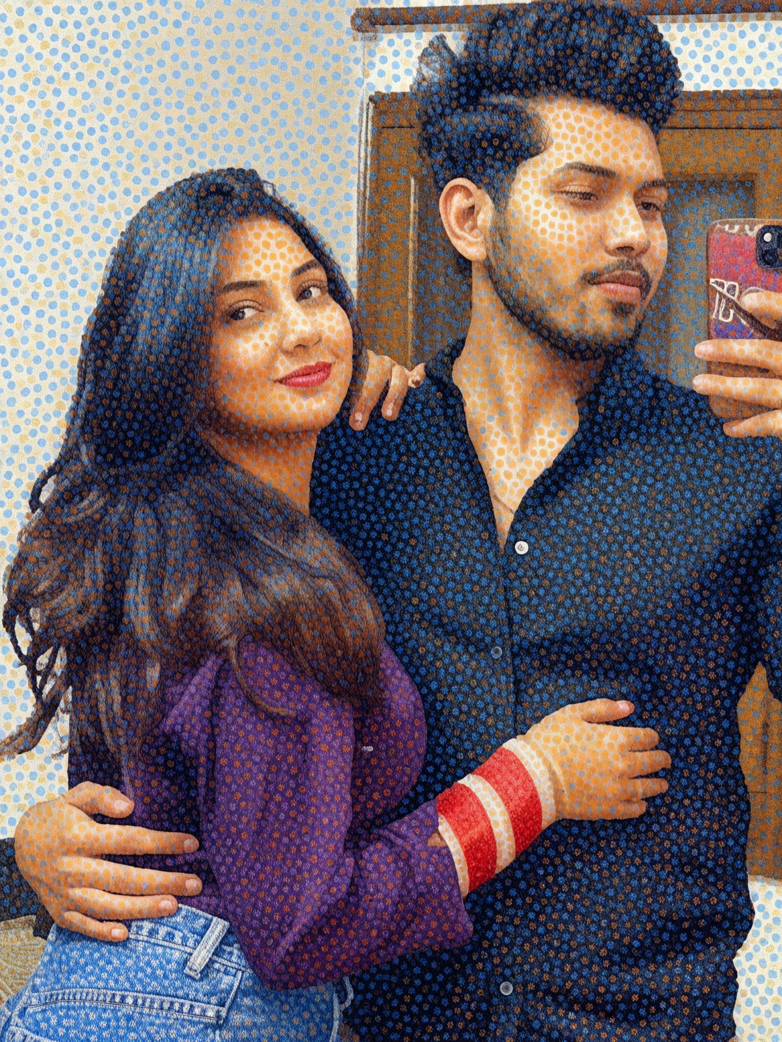 Pointillism Style 1:1 Style Transfer image