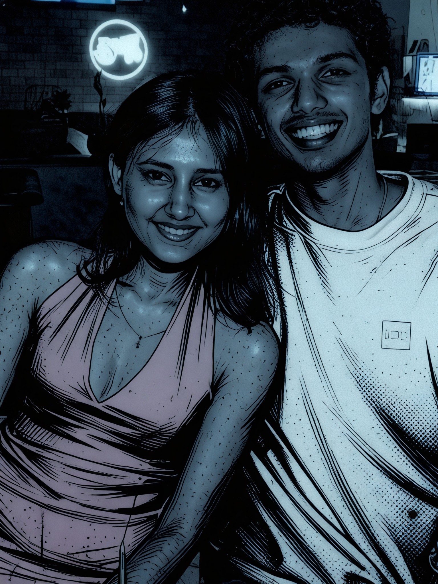 DC Dark Comic Style 1:1 Style Transfer image