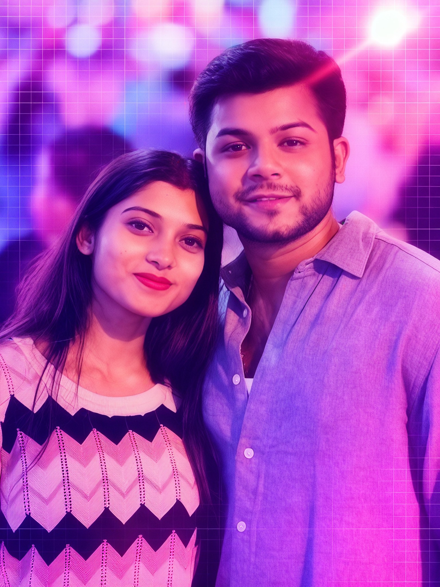 Vaporwave Retro Style 1:1 Style Transfer image