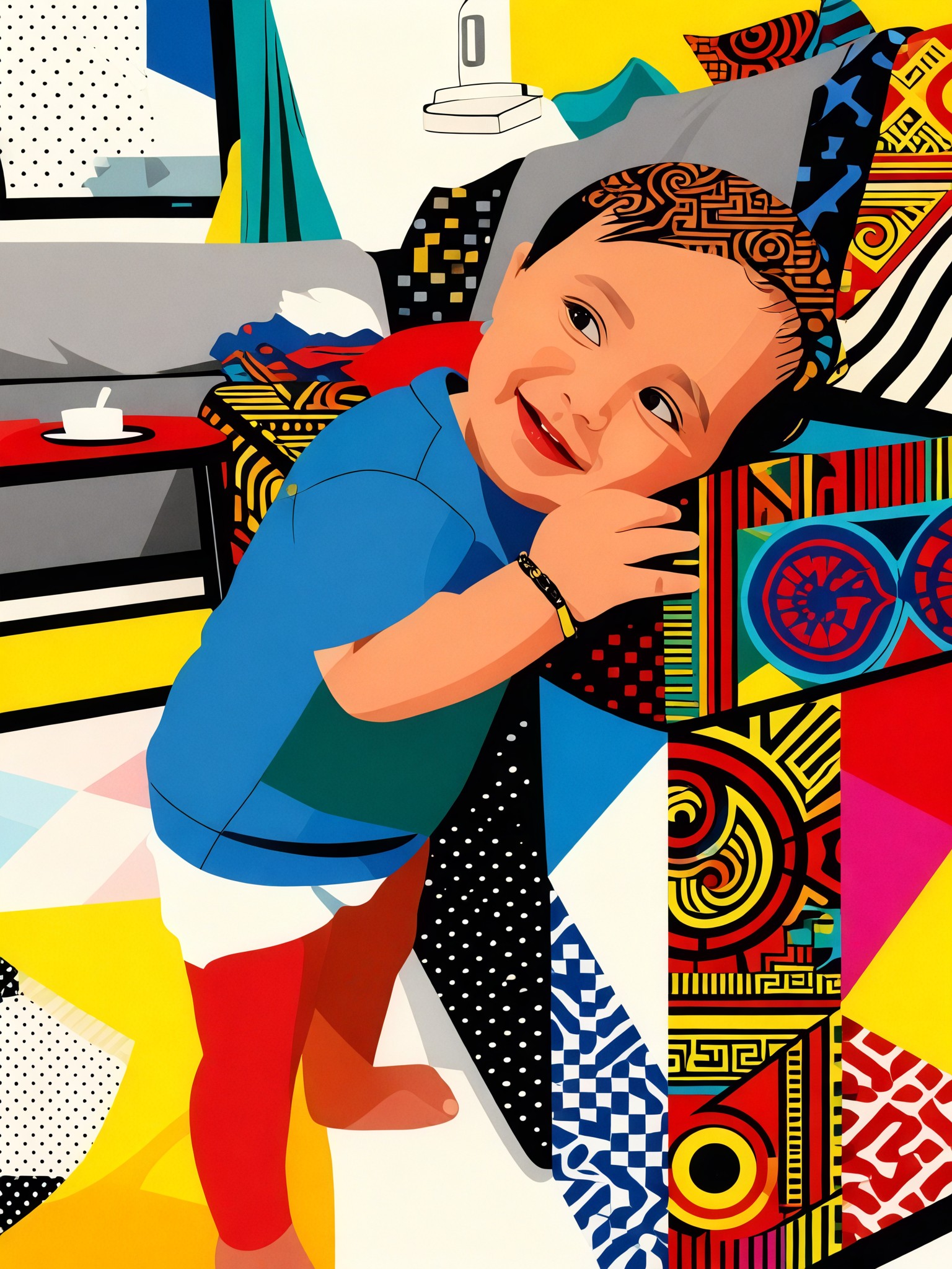 Memphis Style 1:1 Style Transfer image