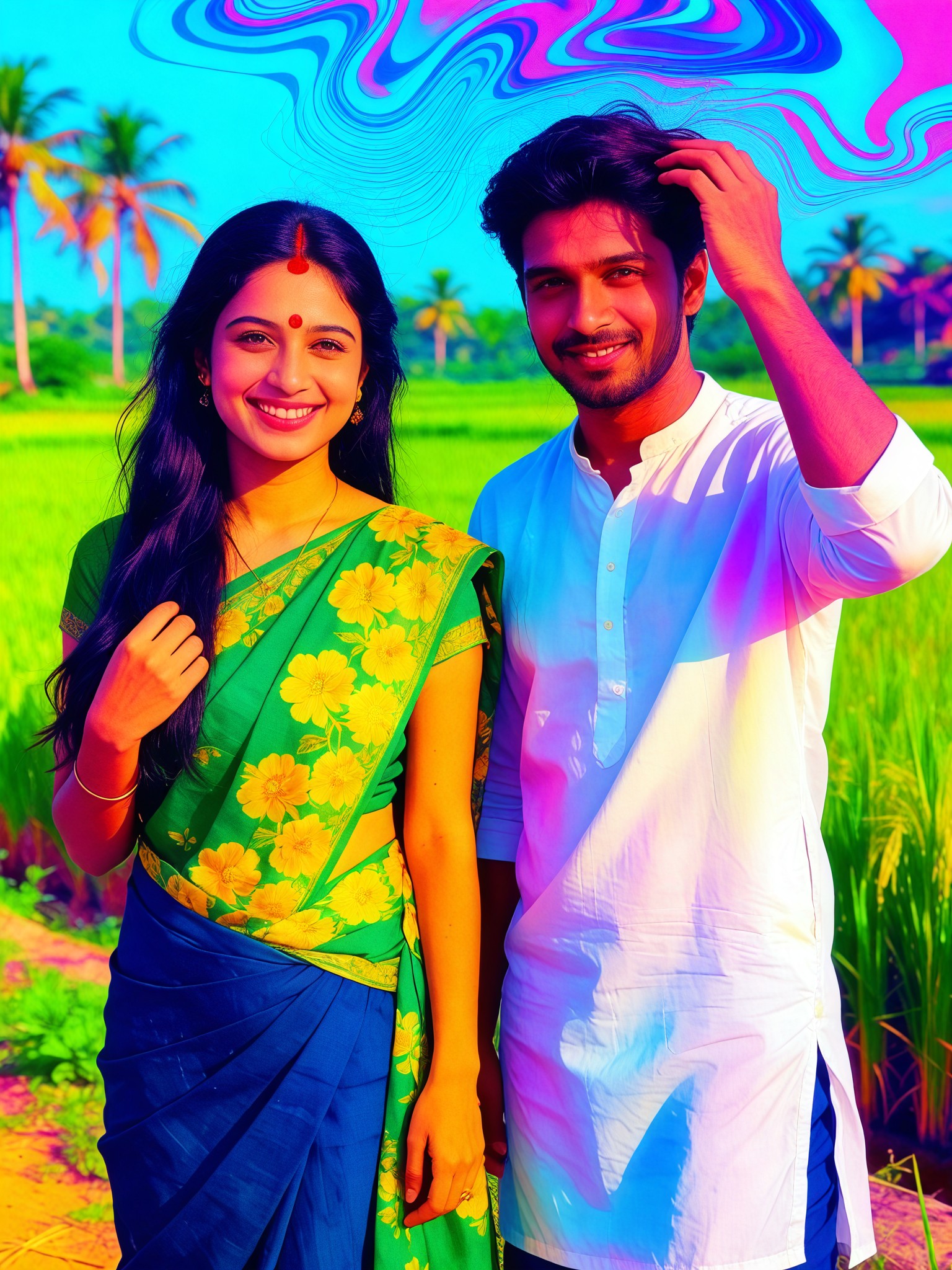 Acid Design Style 1:1 Style Transfer image