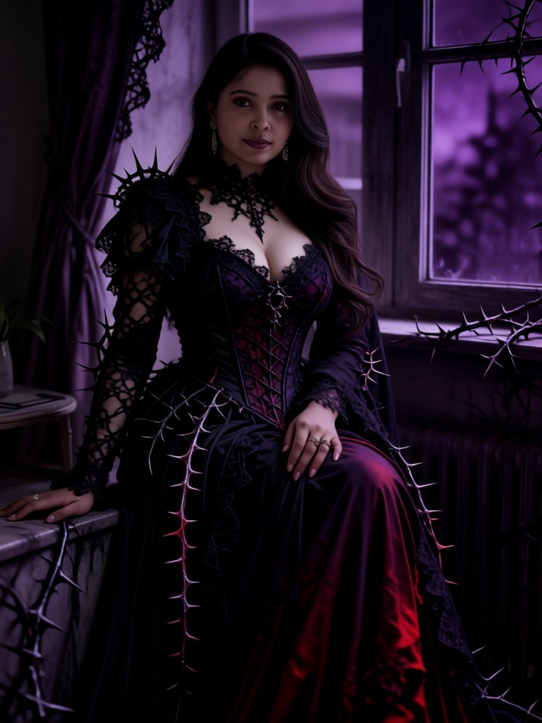 a1.art-generated Gothic Girl image