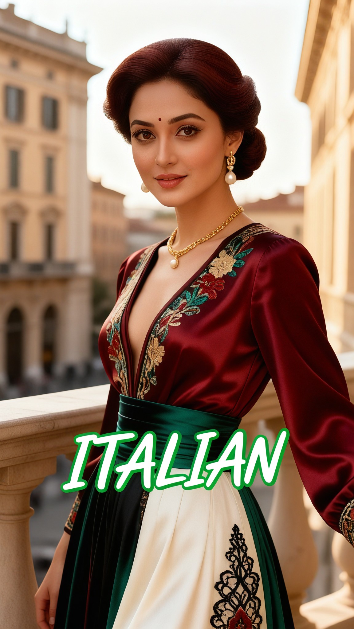 Costume Change: Italian Woman image