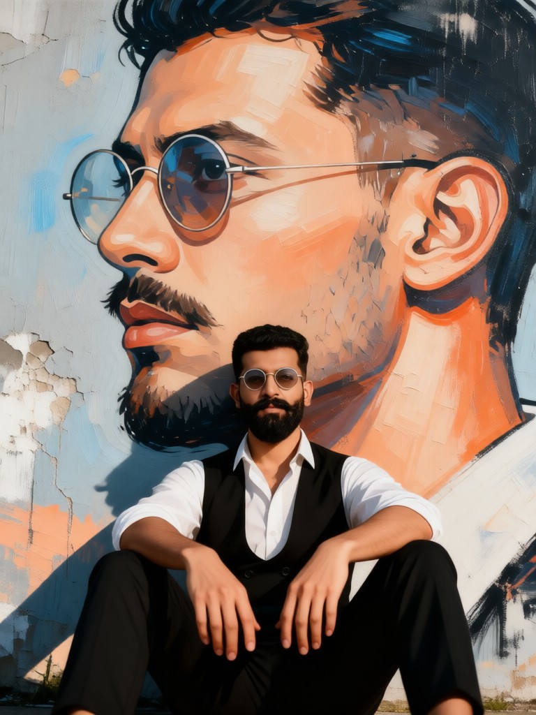 Mural photo shoot image
