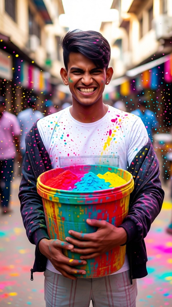 Holi Transformation image