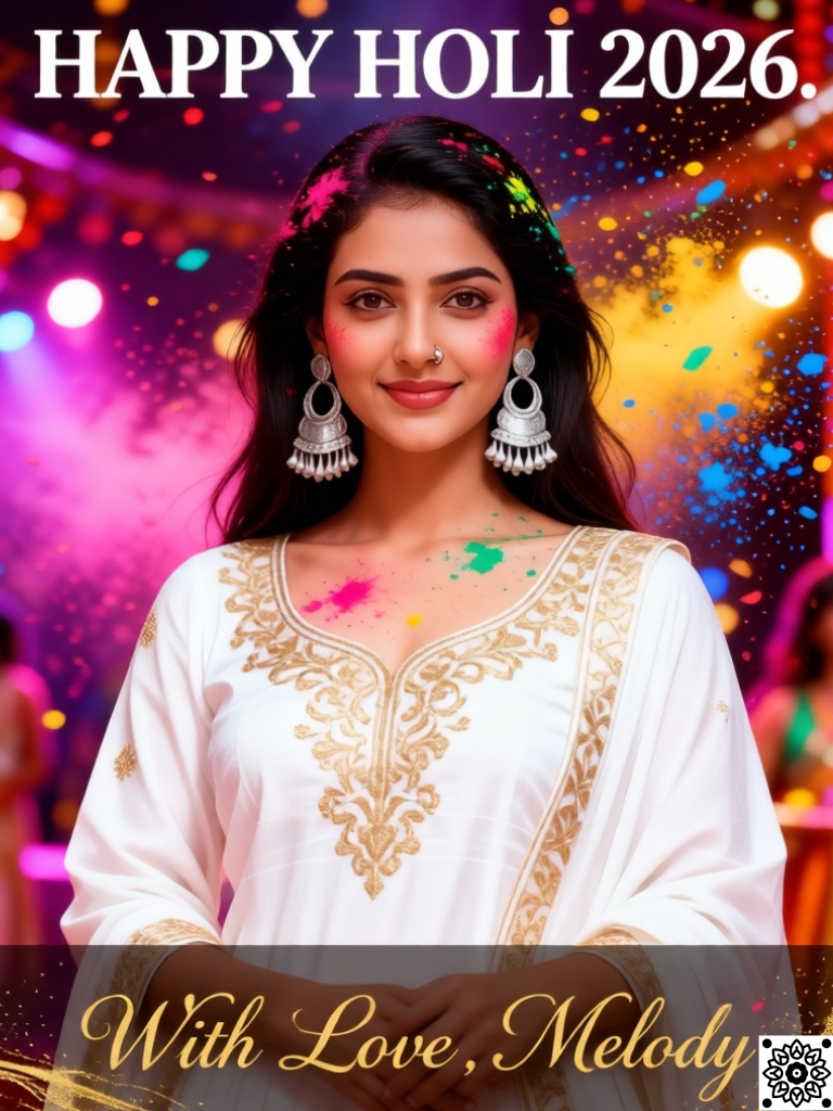 Holi girl: StarCard Edition image