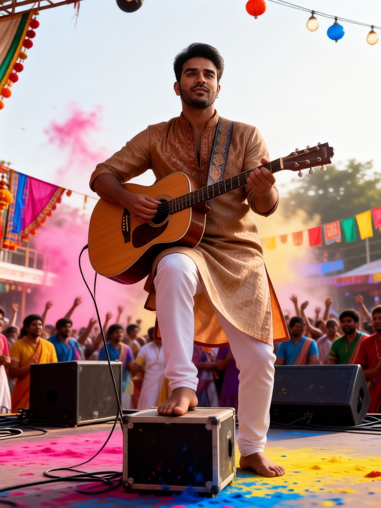 Handsome Holi superstar image
