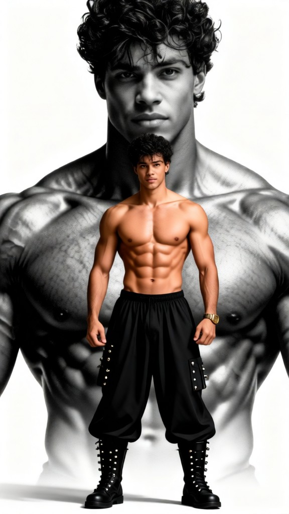 Double Exposure: Muscle Photography image