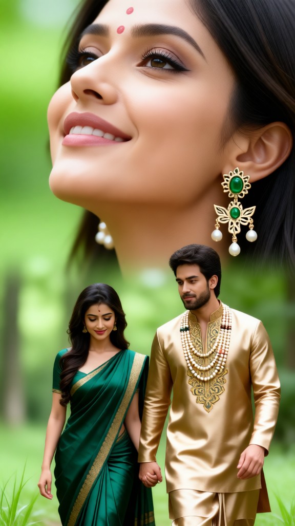 Walking in the forest image