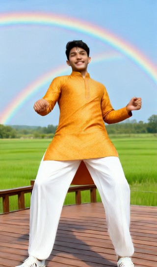 Pastoral Rainbow Traditional Dance Vibe image