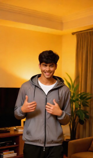 Relaxed Lazy Dance - Hoodie in Living Room image