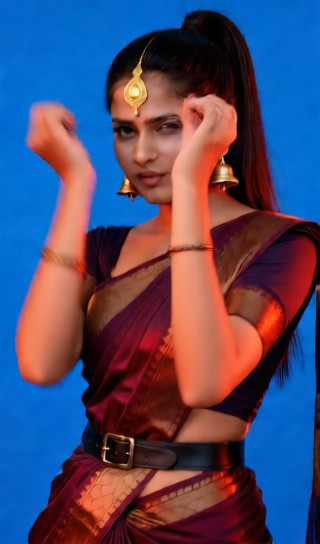 Sari Innovation Charm Dance - Sapphire Background image