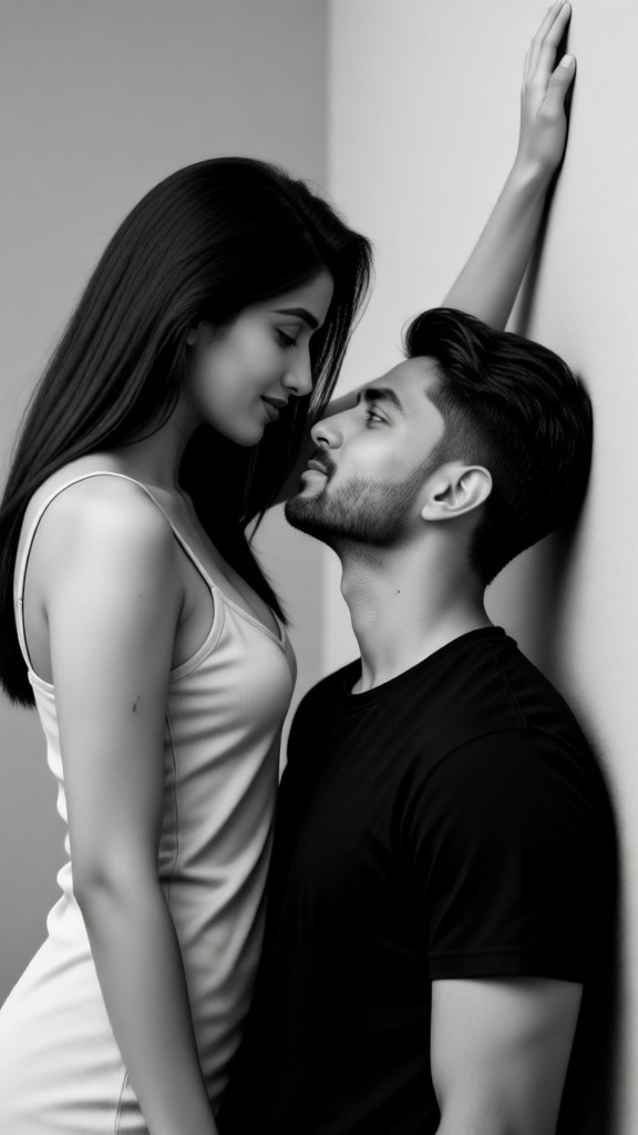 Couple wall slam - girl reverses wall slam on boy image