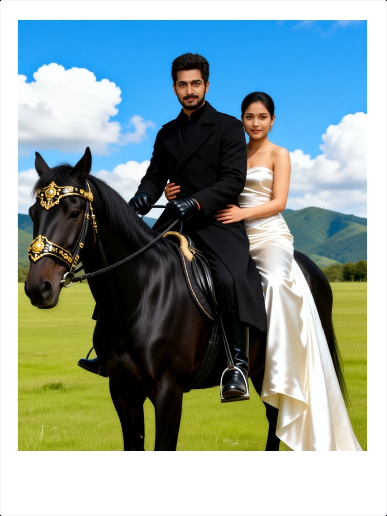 Grassland Wedding Photoshoot image