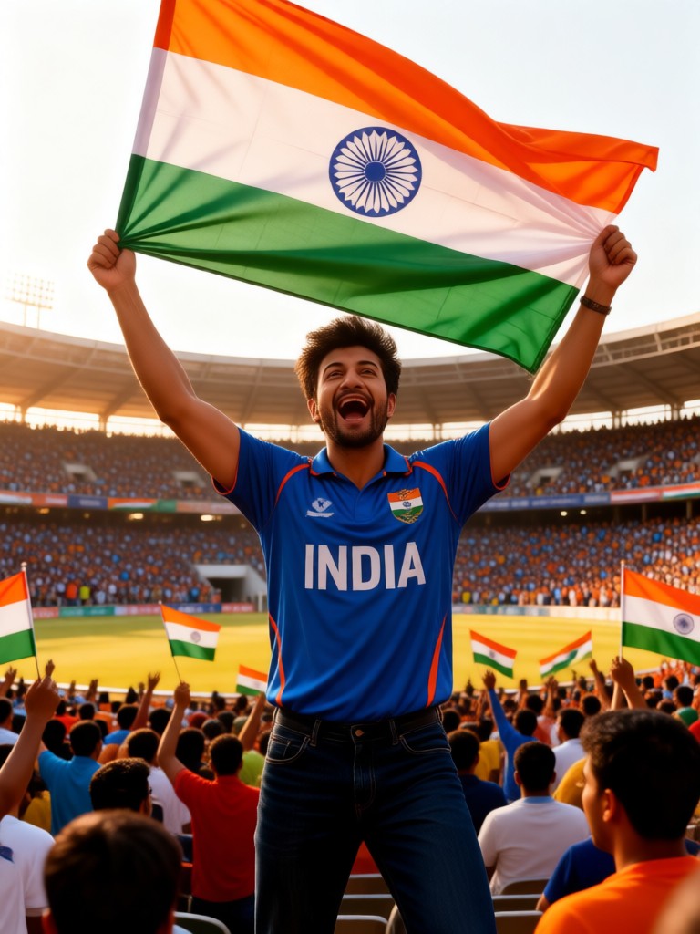 Loyal cricket fan image