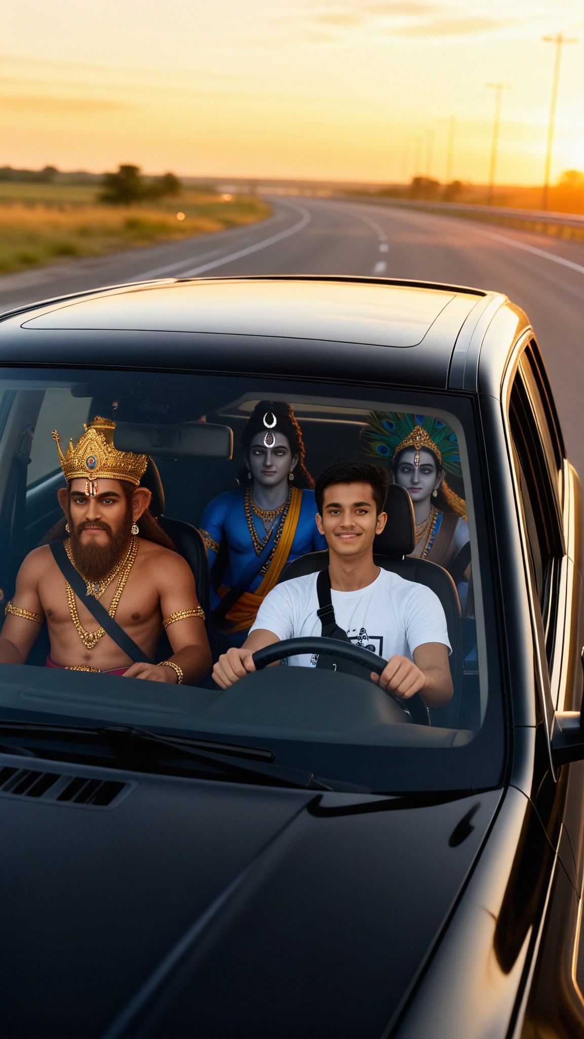 Driving with God image