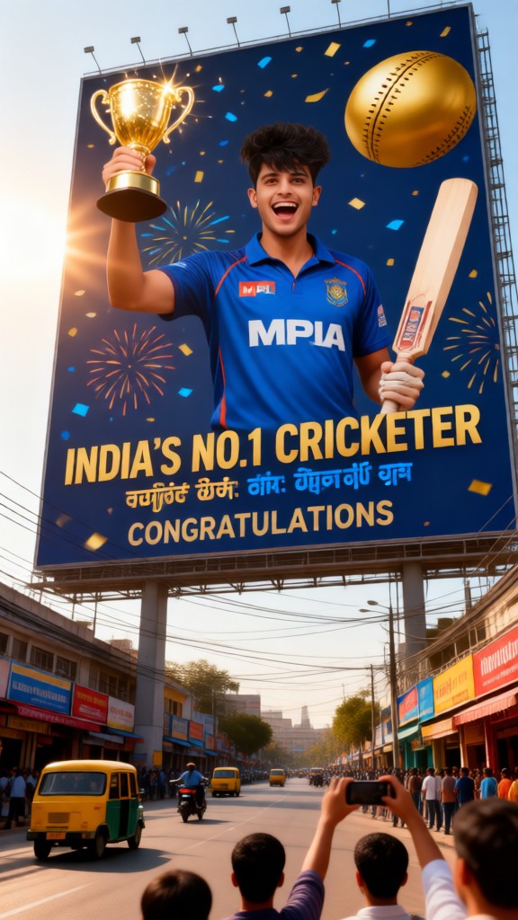 Cricket champion advertisement image