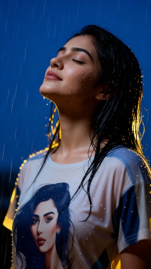 Let all this heavy rain fall image