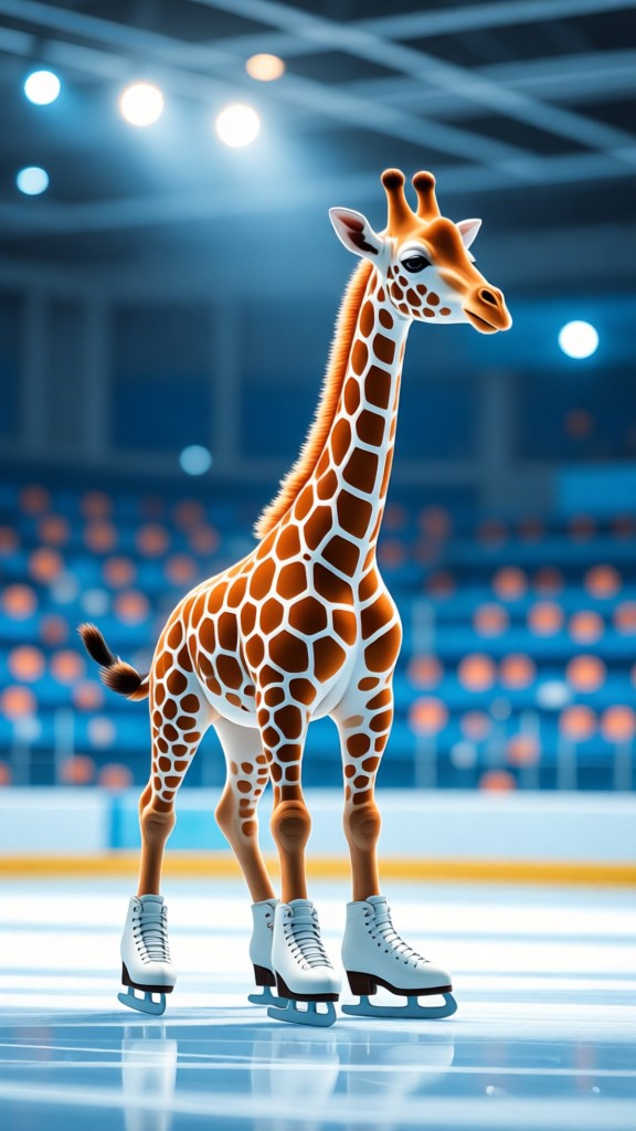 Animal come skating image