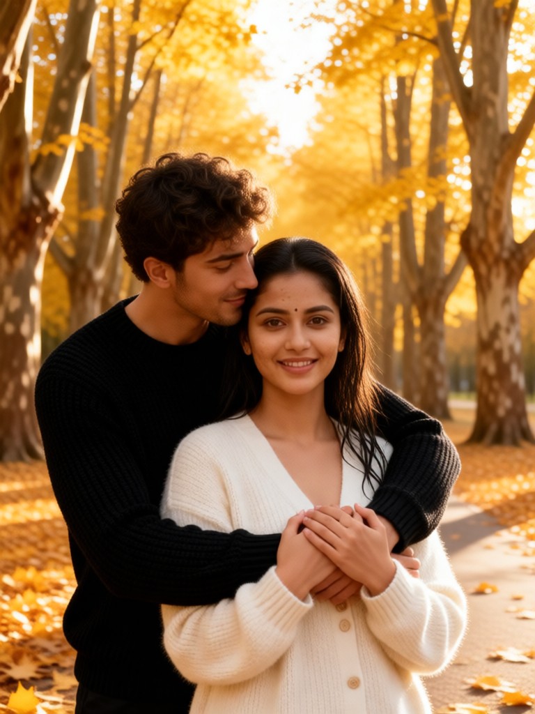 Autumn date for couples image