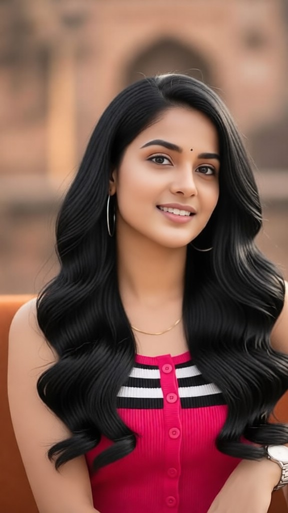 Hairstyle Change - Black Big Waves image