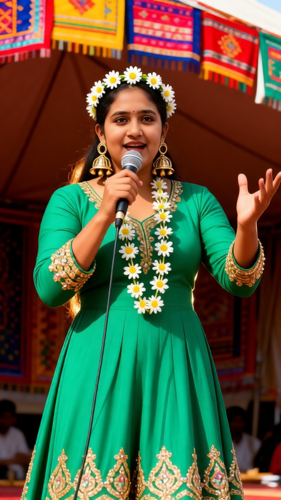 Beauty at the poetry meeting image