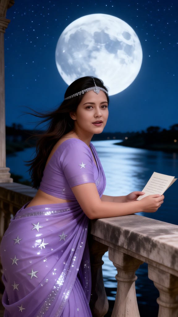 Midnight poetry beauty image
