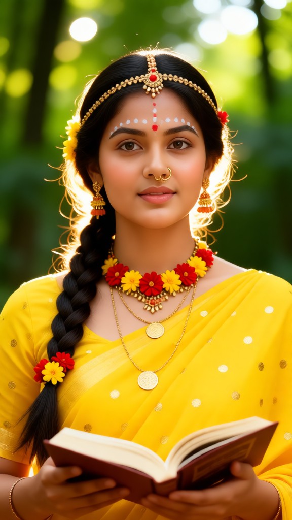 Sunlit poetic beauty image