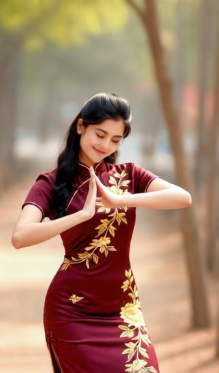 Qipao Dancing image